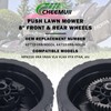 CheeMuii 2PCS 8" HRN216 Lawn Mower Rear Wheels Replace for
