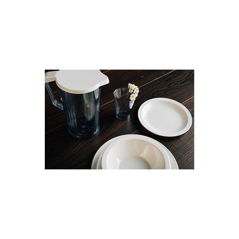 Harfield 1.1 Litre (2 Pint) Antibacterial Jug with White Lid