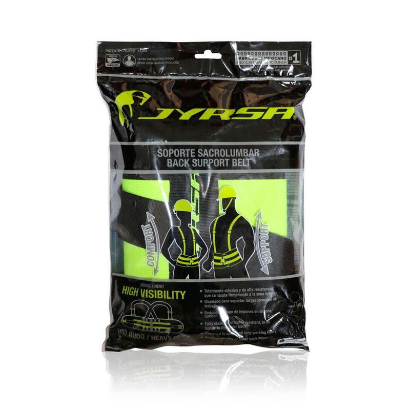 Soporte Sacrolumbar Jyrsa Tercer Cinturón Uso Rudo Tercer Cinturón (M)