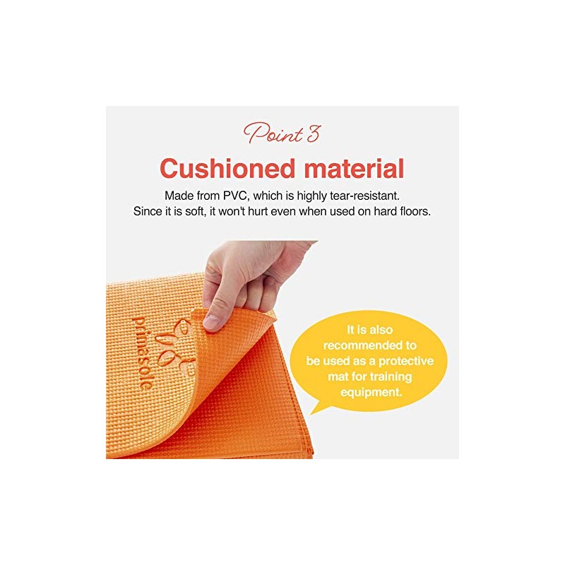 Primasole - Alfombrilla plegable para yoga, pilates, 1/4 de grosor,