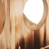 Relaxdays Squirrel Feeder for Squirrels Hanging Wooden 17.5 x 14