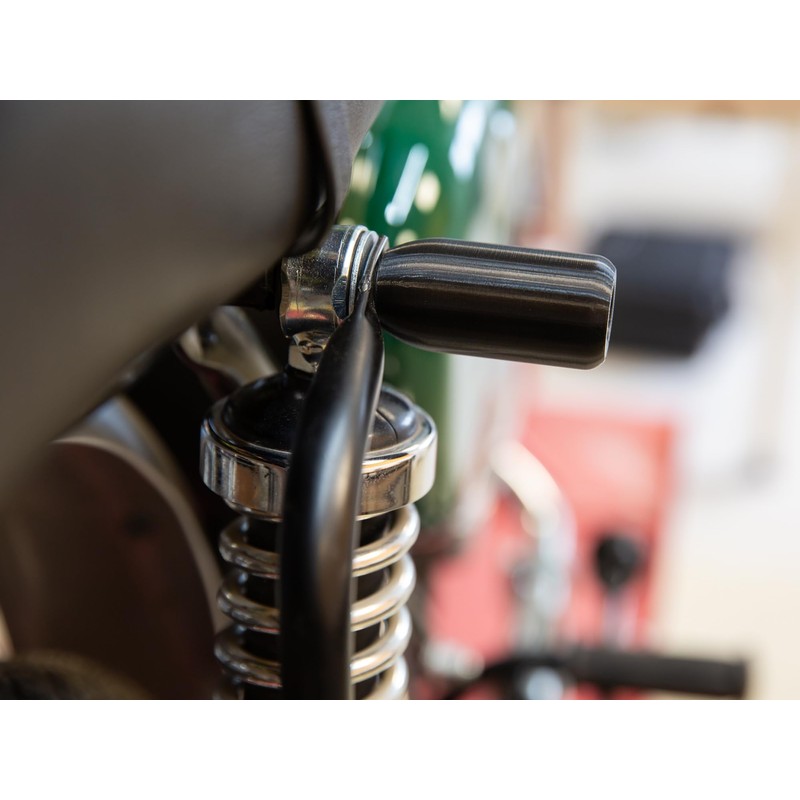 Set of Rear Crash Pads with TTG Black for Simson