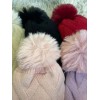 KH Set Duo Gorro Con Bufanda Larga Dama Mujer Invierno