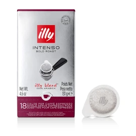 illy E.S.E. Coffee - Single-Serve Capsules & Pods - Intenso Dark Roast - Notes Of Cocoa & Dried Fruit - For E.S.E Machines - Extraordinary Aroma & Body – 18 Count