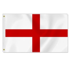 3×5 FT England Flag, Large 75D British National Outdoor Banner,Decor For Patio Garden With Brass Gromment