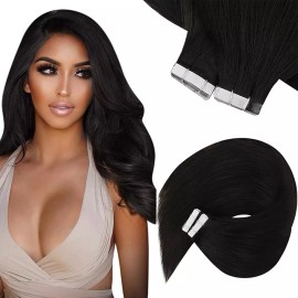 sunny hair Extensiones De Cabello Humano 22in #1b (off Negro) 50gr