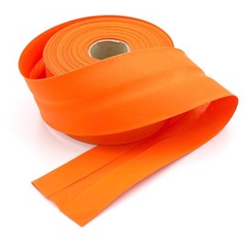 Craft Cult Extra Wide 60mm Plain Bias Binding Tape - 25 Metre Roll (84 - Clementine Orange)