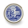 Spode Blue Italian Ceramic Coasters with Holder - Set of