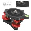 Tripod Head Leveling Base, Universal Compatibility, Precise Angle Adjustment, Premium