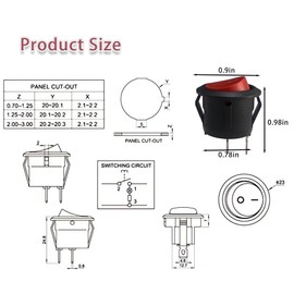 KCD1 Red Power Switch Fits for Hoover Windtunnel Bissell Vacuum Cleaner UH70819 UH70815 UH70839 UH71250 UH70832 UH70817 Wind-Tunnel-2 Upright Vacuum Cleaner