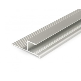 1m Plater-in LED Profile DWT1 for Ceiling and Drywall, Opal Cover - no end caps