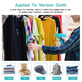 Fine Stitch Gun for Clothes, Micro Mini Stitch Tagging Gun for Clothing,Quilting Hemming Tools Quick Stitch Sewing Gun with 5 Fine Needles & 2000 Micro Fasteners