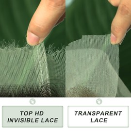 SOMIARIK 6x6 HD Lace Closure, Body Wave Pre Plucked Human Hair 0.10mm Ultra-thin Invisible SKINLIKE Real HD Lace Closure 16 Inch