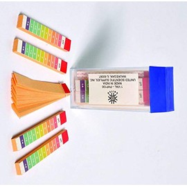 United Scientific Supply PH Paper, Wide Range, VIAL/100 Strips - USS
