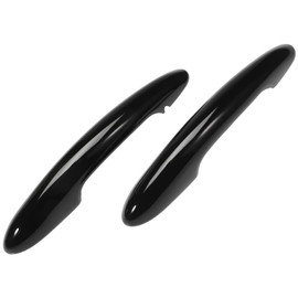 KASturbo Exterior Door Handle Cover Protector Black for Mini Cooper F56 F57 Car Door Handles Protective Cover without Hole Left and Right Replace 7434537 7317633