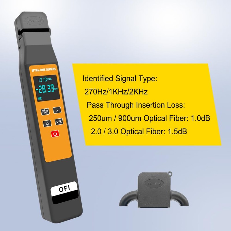 QIIRUN TM501 3 in 1 Live Fiber Optical Identifier 800-1700nm