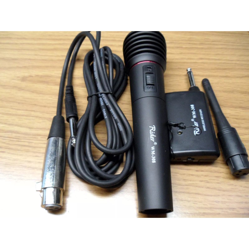 Rider Wireless Microphone and receiver WM-308