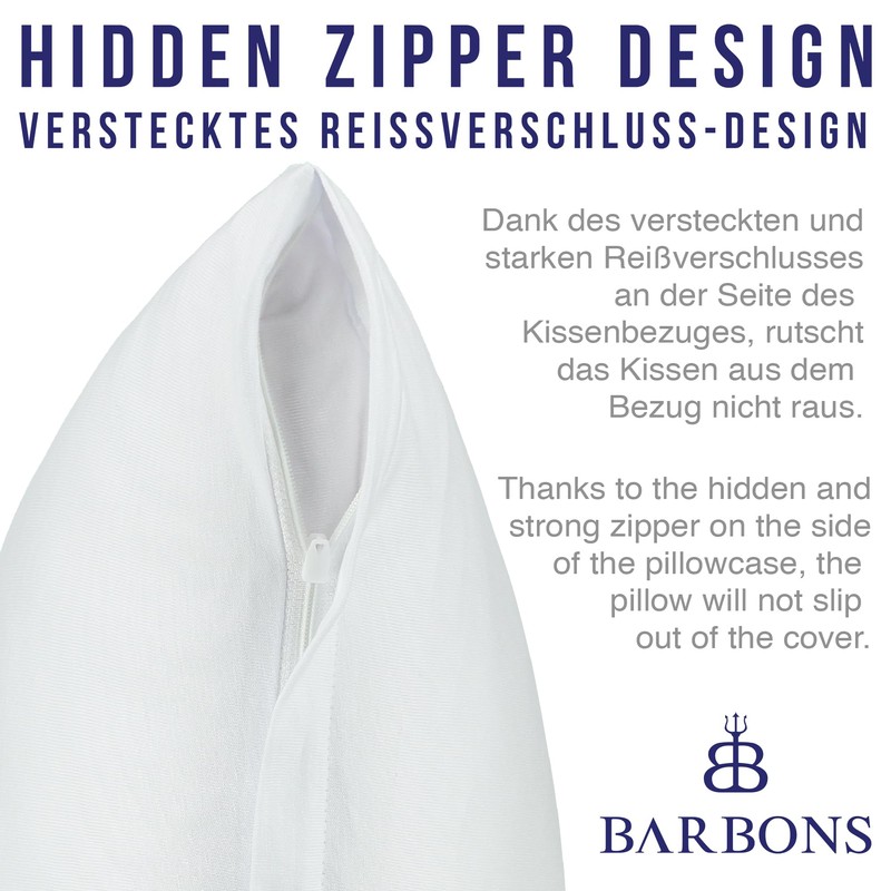 Barbons Pillowcase 80 x 80 cm, Set of 2 -