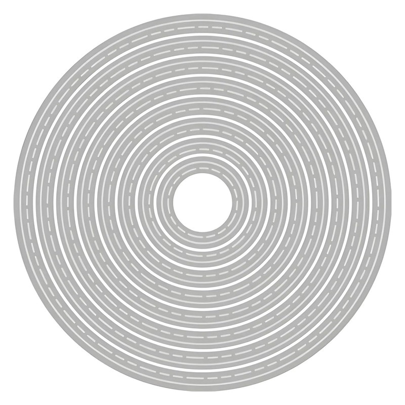 Rayher Mascherine cerchio trapunto, 1,,6-7,1cm, 8pz, bus.blis., 50283000