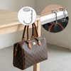 2Pcs Foldable Black Handbag Hooks, Table Bag Holders, Purse Hook