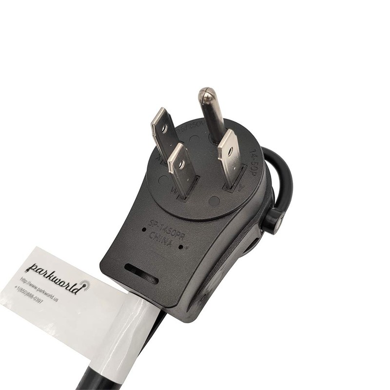 Parkworld 62060 RV 50A Splitter Adapter Cord 14-50P to 14-50R
