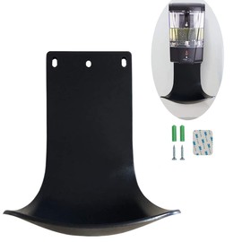 1 PCS Drip Tray for Wall Mounted Soap Dispenser, Prevent Dripping and Spraying, Dispenser Stand,Soap Dispenser Bracket, Soap Dispenser Water Tray，Soap Dispenser Drip Tray(1,Black)
