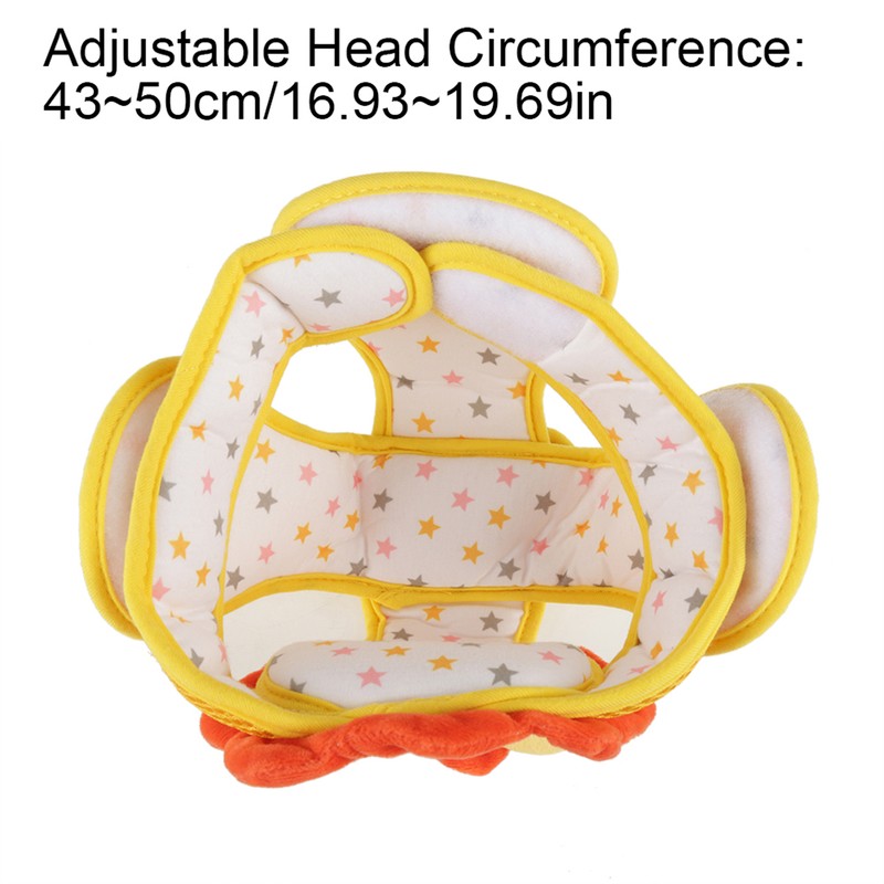 Cartoon Animal Baby Safety Hat Toddler Infant Walking Crawling Head