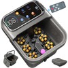Collapsible Foot Spa Bath with Heat and Massage, Motorized Shiatsu