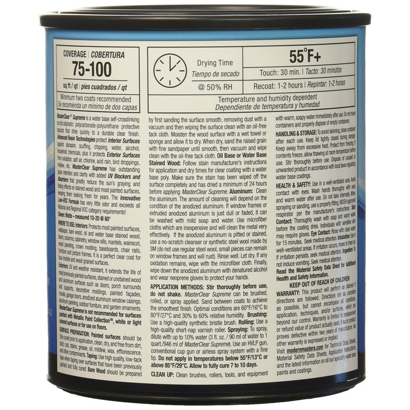 qt Modern Masters MCS901 Clear MasterClear Supreme Protective Clear Coat,