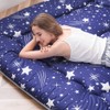 MAXYOYO Navy Starry Sky Japanese Futon Mattress, Tatami Mat Portable