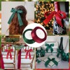 Christmas Ribbon Red Green Satin Ribbon Gift Ribbon