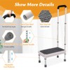 Step Stool with Handle for Elderly Adults, High Beds Steps