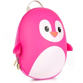 Boppi Kids Backpack Travel Holiday Bag 4 Litre Rucksack - Pink Penguin