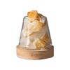 ANJI Crystal Salt Lamp with Dimmer Switch 2.2-2.5 lbs Citrine