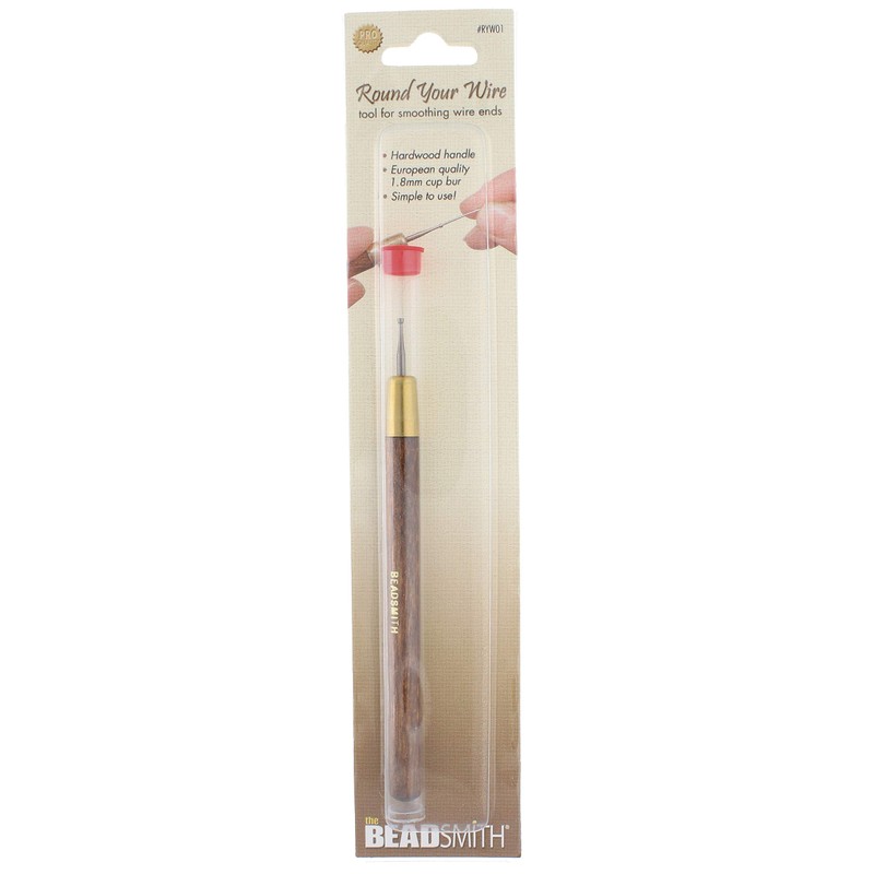 BEADSMITH Round Your Wire Tool W/1.8mm Cup Bur- by Beadsmith