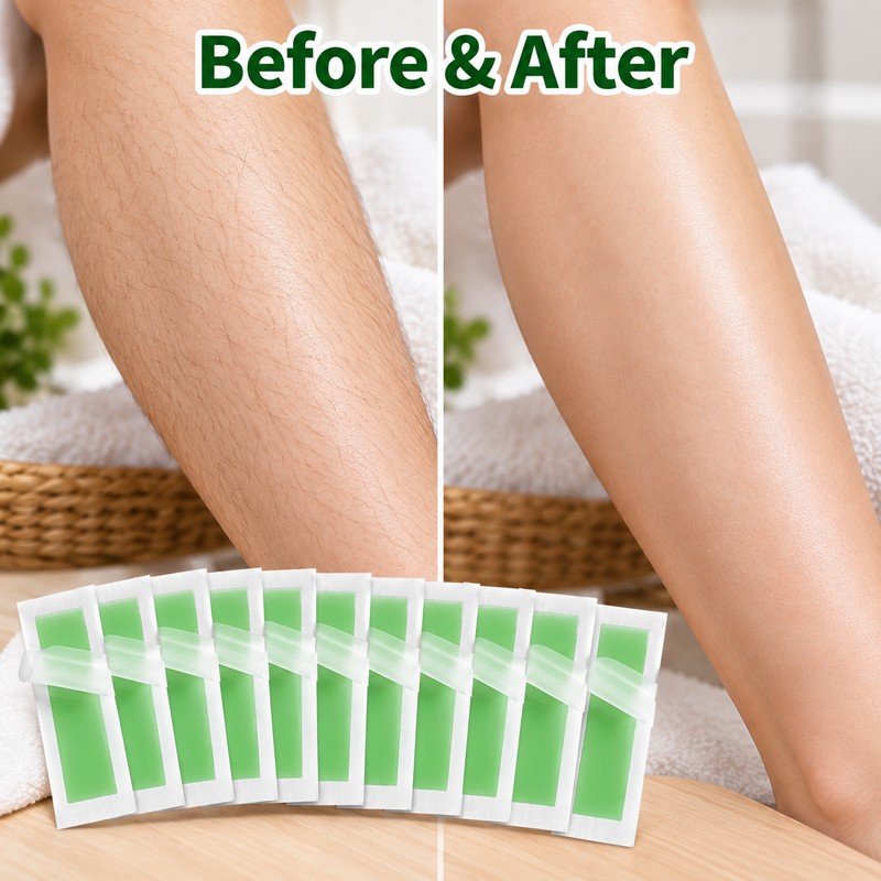 20pcs Wax Hair Removal Strips for Smooth Skin Care –