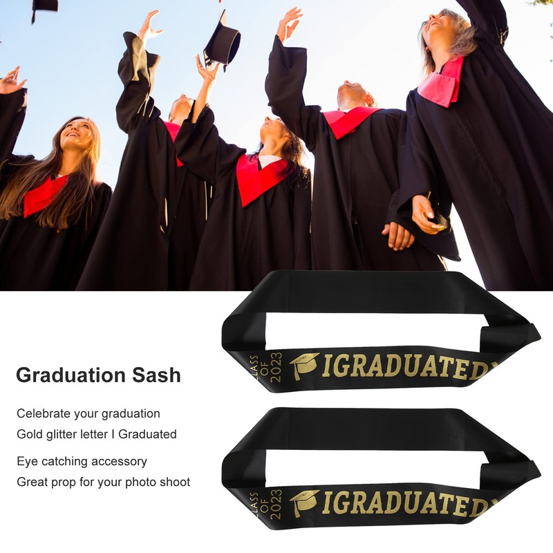 10 Pieces Exam Passed Sash, School Graduation Class of 2023