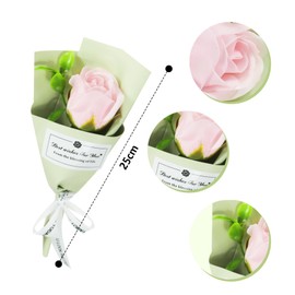 siawadeky Soap Flower, Rose, Artificial Flower, 1 Wheel, Individually Packaged, 8 Pieces, Bouquet, Roses, Soap Flowers, Never Withered, Pre-wrapped, Present, Dried Flowers, Graduations, Christmas,