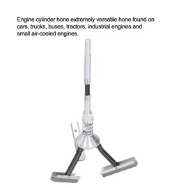 Engine Cylinder Honing Tool, 3-Jaw Adjustable Car Engine Flexible Shaft Tensioning Tool, Metal Flex Hones, Flex Shaft Cylinder Hone Lapping Tool, 32Mm-90Mm, 3 Interchangeable