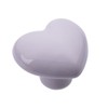 6Pcs Furniture Ceramic Knobs Heart Shape Ceramic Cupboard Drawer Knobs