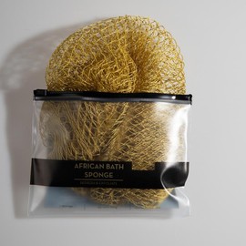Bellanomi African Exfoliating Net Sponge for SENSITIVE SKIN  Bath - Color: Olive