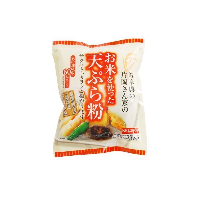 Sakurai Foods Tempura Powder Made with Rice, 7.1 oz (200