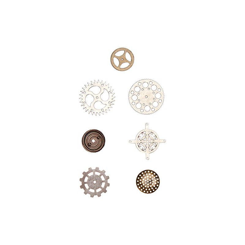 Prima Marketing Prima Mechanicals Metal Embellishments Set, Multi-Colour, 15.74 x