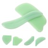 Outanaya Facial Massager Set Includes Jade Roller Guasha Tool for