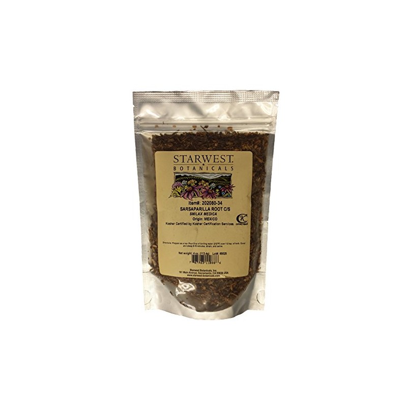 Sarsaparilla Root Cut and Sifted Mex Wildcrafted - Smilax medica,