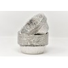 Bakery Direct 50 Round Silver Pukka Pie foils/Dishes