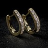 Street Knitted 14K Gold Plated Iced Mens Solitaire Sterling Silver