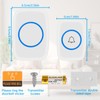 VFANDV Wireless Bell, Socket Wireless Bell, Waterproof Wireless Doorbell, Waterproof