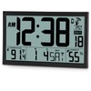 Amgico Digital Wall Clock,16.7" Large Display Atomic Clock, Battery Operated,Digital