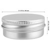 MUKLEI 48 PCS 15 ml Aluminium Tins with Lids, Round
